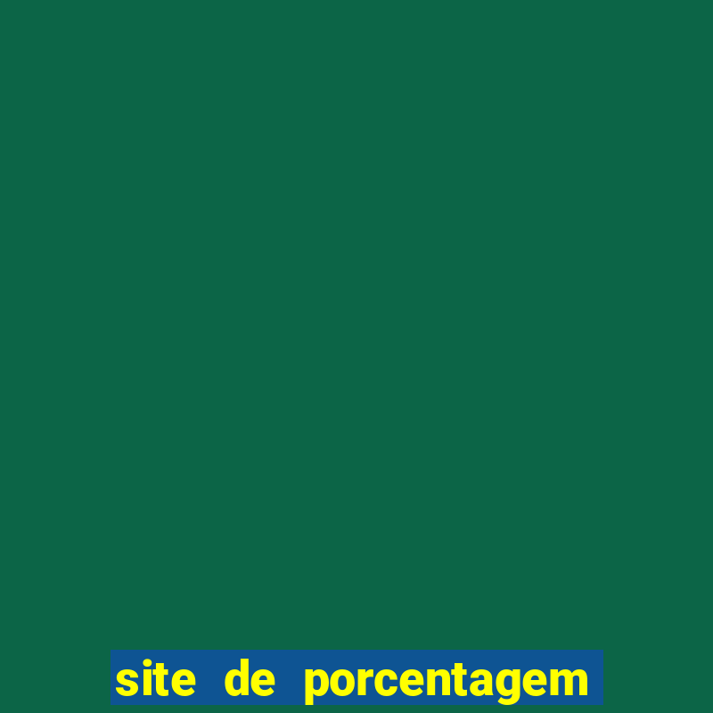 site de porcentagem de jogos pg popbra